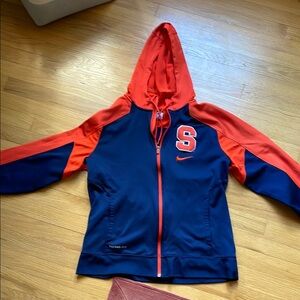 Nike SU (Syracuse University) Blue and Orange Athletic Jacket